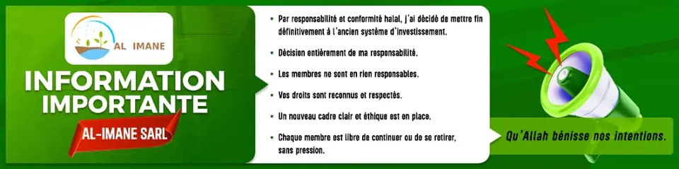 Affiche : Information importante