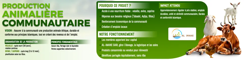 Affiche : Production animalière communautaire